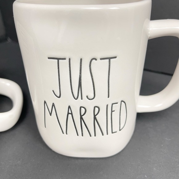 Rae Dunn Just Married Mug (2) - Picture 4 of 6
